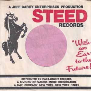 Steed Records U.S.A. Company Sleeve 1971