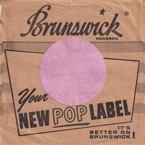 Brunswick Records U.S.A. Company Sleeve 1957 – 1960