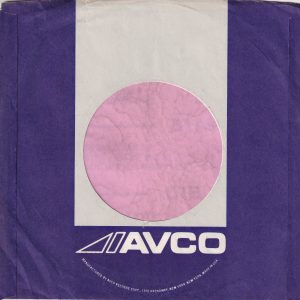 Avco U.S.A. 1700 Broadway Address Purple and Grey Company Sleeve 1973 – 1975