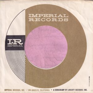 Imperial Records U.S.A. Brown Circle Company Sleeve 1966 – 1967