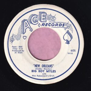 Big Boy Myles ” New Orleans ” Ace Records Vg+