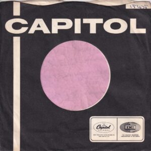 Capitol Records U.K. Company Sleeve 1967 – 1968