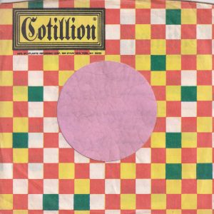 Cotillion U.S.A. Company Sleeve 1968 -1969