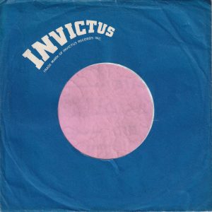Invictus Records U.K. Company Sleeve 1970 – 1973
