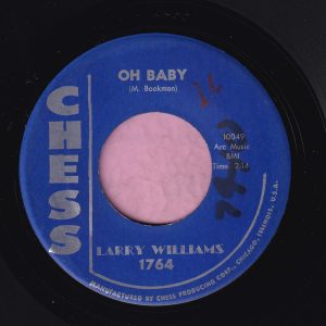 Larry Williams ” Oh Baby ” Chess Vg+
