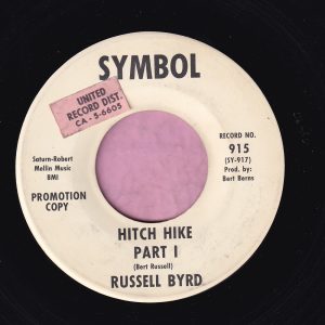 Russell Byrd ” Hitch Hike ” Symbol Demo Vg+