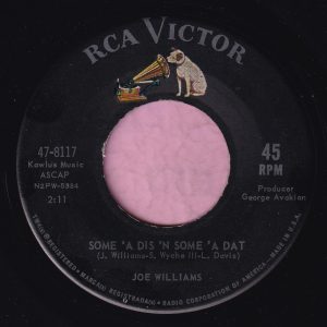 Joe Williams ” Some ‘A Dis ‘N Some  ‘A Dat ” RCA Victor Vg+