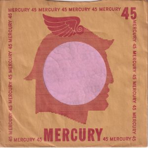 Mercury U.S.A. Thicker Printed Letters Company Sleeve 1950 – 1952