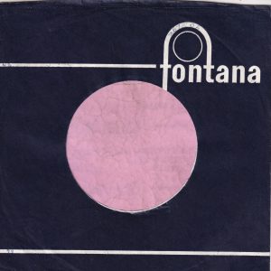Fontana U.K. Dark Blue Long Lines No Tabs Company Sleeve 1963 – 1966