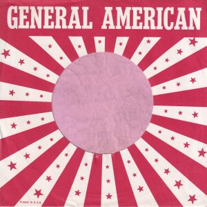 General American U.S.A. Company Sleeve 1960’s