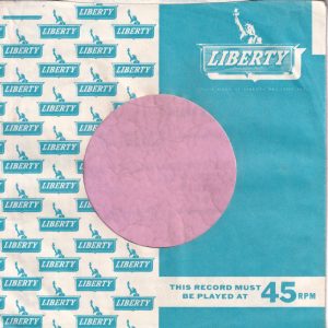 Liberty U.K. Cut Straight Print Error Corrected Industries Company Sleeve 1963 – 1964