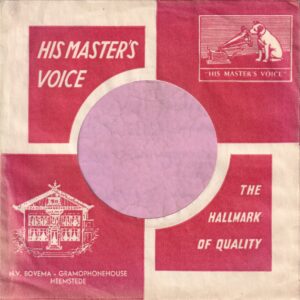 HMV His Masters Voice Norway Company Sleeve 1962 – 1967