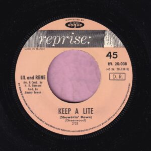 Lil & Rene ” Keep A Lite ” Reprise ( French ) Vg+