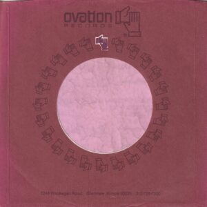 Ovation Records U.S.A. Brown Company Sleeve 1977 – 1981