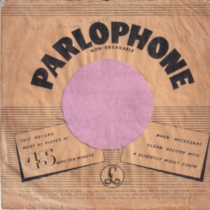 Parlophone U.K. Company Sleeve 1953