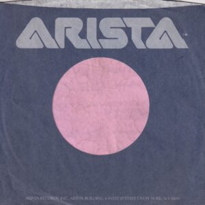 Arista Records U.S.A. Greyish Logo 6 West 57 St. Address Company Sleeve 1978 – 1984