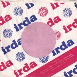 IRDA ( International Record Distributing Associates ) U.S.A. 55 Music Square West Address Printed On Both Sides Company Sleeve 1976 – 1978
