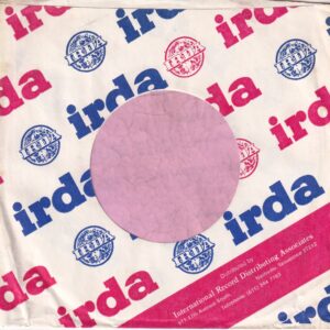 IRDA ( International Record Distributing Associates ) U.S.A. 911 17th Avenue South Adress Printed On One Side Only Company Sleeve 1974 – 1976