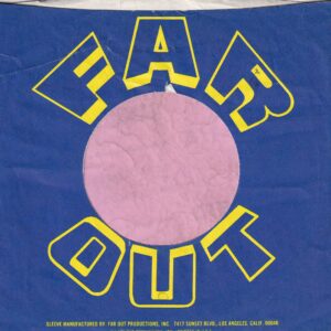 Far Out Productions Inc. U.S.A. Blue And Yellow Print Company Sleeve 1971 – 1978