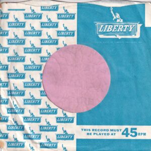 Liberty U.K. Wavy Top Print Error Industries Company Sleeve 1963 – 1964