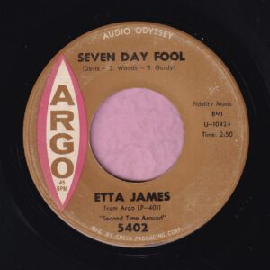 Etta James ” Seven Day Fool ” Argo Vg