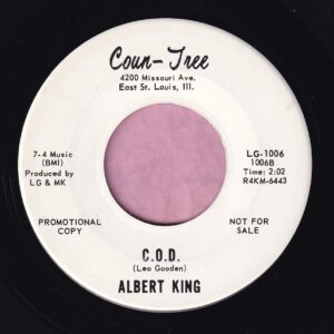 Albert King ” C.O.D. ” Coun-Tree Records Demo Vg+