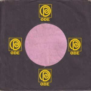 Ode Records U.S.A. Curved Top Company Sleeve 1967 – 1970