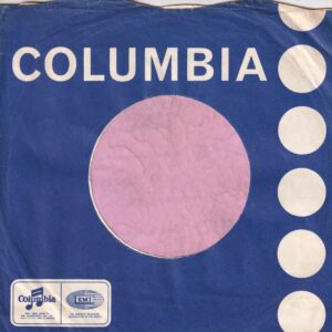 Columbia U.K. Blue Lp Thumbnails On Back Company Sleeve 1968 – 1969