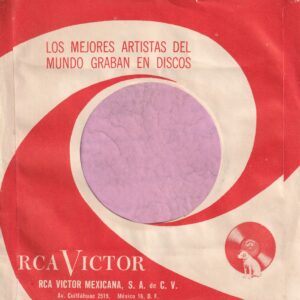 RCA Victor Mexicana Mexico Company Sleeve