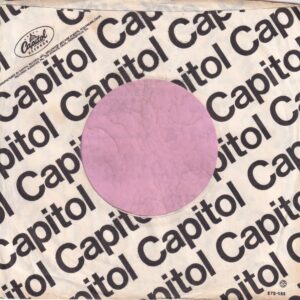 Capitol Records U.S.A. With Address Details , Printed In Usa Details Below OL , With EB7-1BS Details , Company Sleeve 1967 -1969