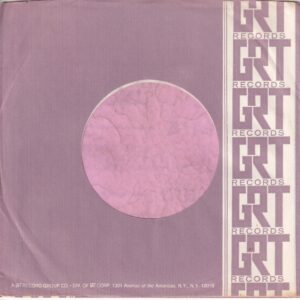 GRT Records U.S.A. Lavender Company Sleeve 1970 -1972