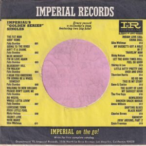 Imperial Records U.S.A. Used For Golden Series Re-Issues Company Sleeve