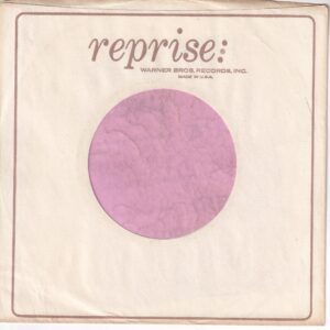 Reprise Records U.S.A. Curved Top Company Sleeve 1964 – 1968