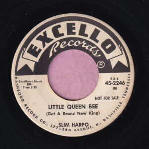 Slim Harpo ” Little Queen Bee ( Got A Brand New King ) ” Excello Records Demo Vg+