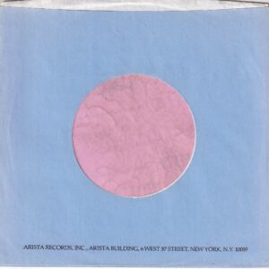 Arista Records U.S.A. 6 West 57 St. Address Blue Company Sleeve 1976 – 1978