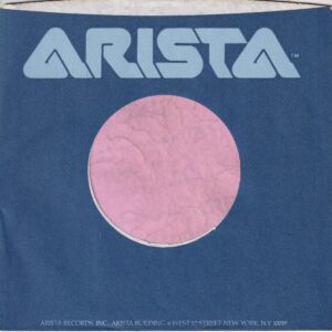 Arista Records U.S.A. Light Blue Logo 6 West 57 St. Address Company Sleeve 1978 – 1984