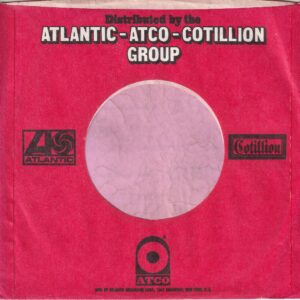 Atlantic Atco Cotillion Group U.S.A. Glued Left And Right Company Sleeve 1969 – 1971