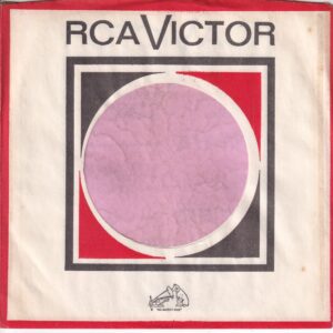 RCA Victor U.S.A. Bottom Logo Centered Inside Glued Company Sleeve 1966 ? – 1969
