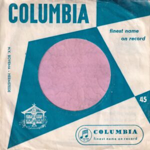 Columbia Dutch Company Sleeve 1960’s