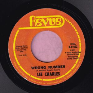 Lee Charles ” Wrong Number ” Revue Vg+