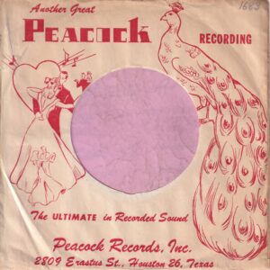 Peacock Records U.S.A. Company Sleeve 1950 ? – 1969