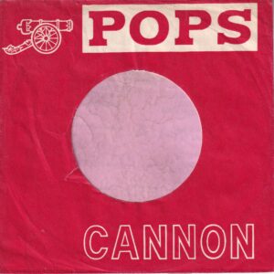 Cannon U.K. Red Print Company Sleeve 1963 – 1964