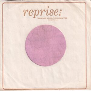 Reprise Records U.S.A. Curved Top Lighter Coloured Print Company Sleeve 1964 – 1968