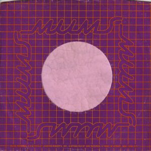 Mums Records U.S.A. Company Sleeve 1972 -1975