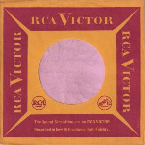RCA Victor U.S.A.  Red And Gold , Back Smaller Company Sleeve 1960 – 1965 ?