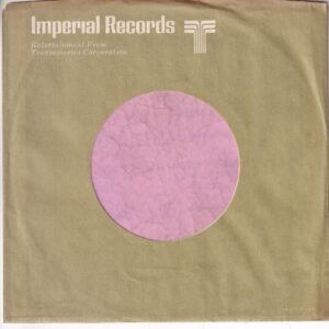 Imperial Records U.S.A. Transamerica Corporation Company Sleeve 1970