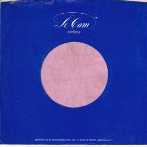 Le Cam Records Records U.S.A. Company Sleeve 1972