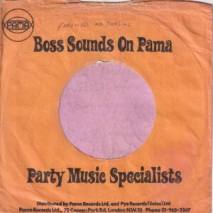 Pama Records U.K. Company Sleeve 1971 – 1973