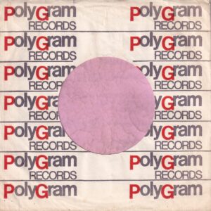 Polygram Records Australia Multiple Logo’s Orange And Purple Print Company Sleeve 1978 – 1983