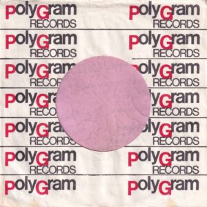 Polygram Records Australia Multiple Logo’s Red And Black Print Company Sleeve 1978 – 1983